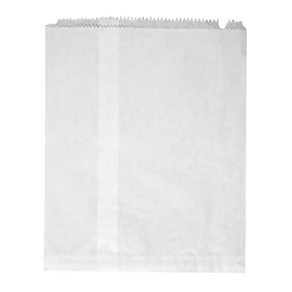 8F Flat Paper Bag White