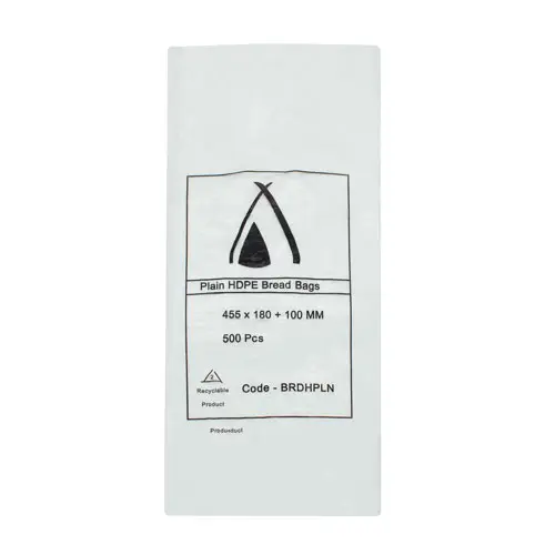 HDPE Plain Natural Bread Bags