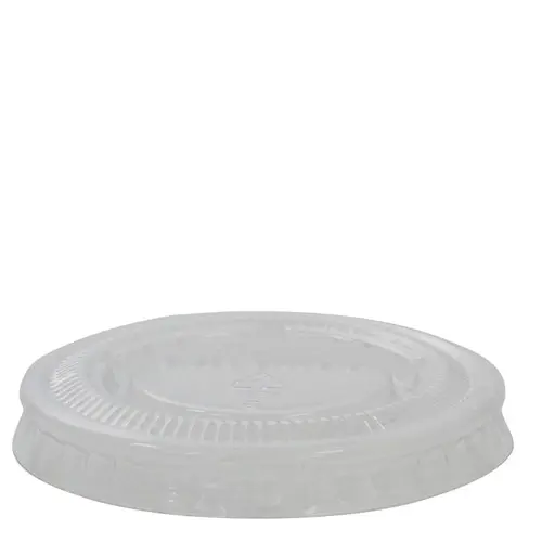 Plastic Lid Flat To Suit C-PP0486 Clear 47mm