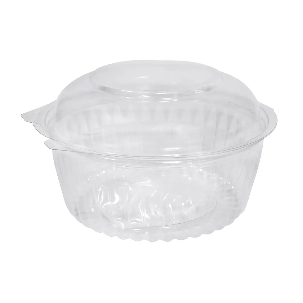 32 oz Clear Bowl W/ Hinged Dome Lid