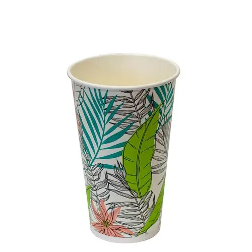 [EC-DC8785] 16oz Milkshake Paper Cup Biodegradable & Compostable 90mm 16oz