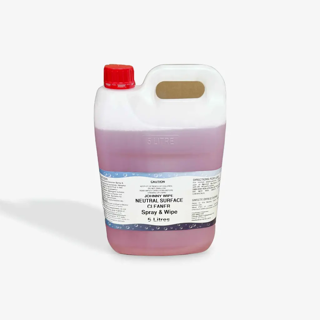 Johnny Wipe - Neutral Surface Cleaner 5L (Spray N Wipe)