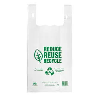 Medium White Re-Useable Carry Bag