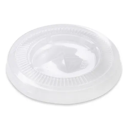 Small Flat Plastic Lid Clear