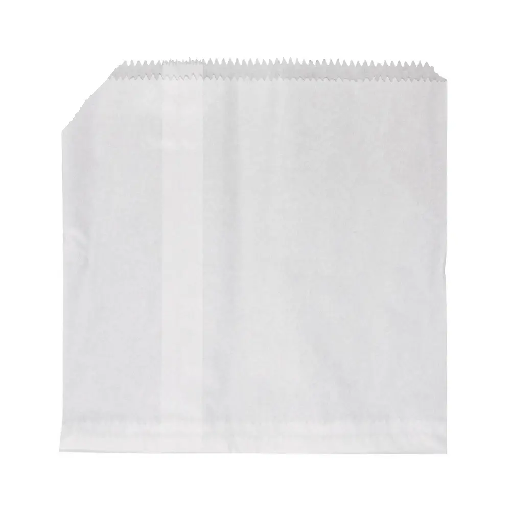 Square Sponge Paper Bag White