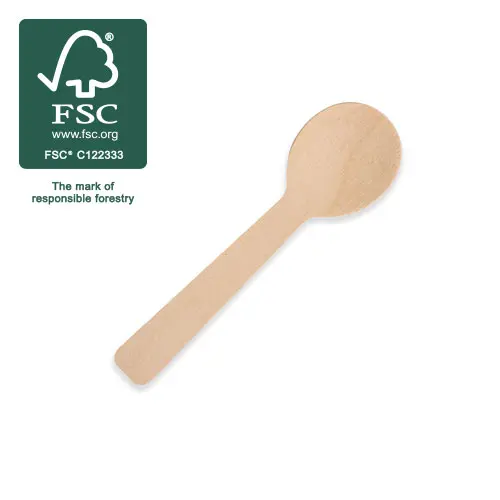 [WCTSPN-U] Wooden Cutlery Uncoated - Teaspoon