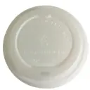 Lid CPLA Compostable For 90mm Coffee Cup