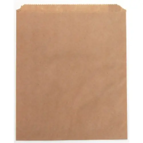[100204] 1F Flat Paper Bag Brown