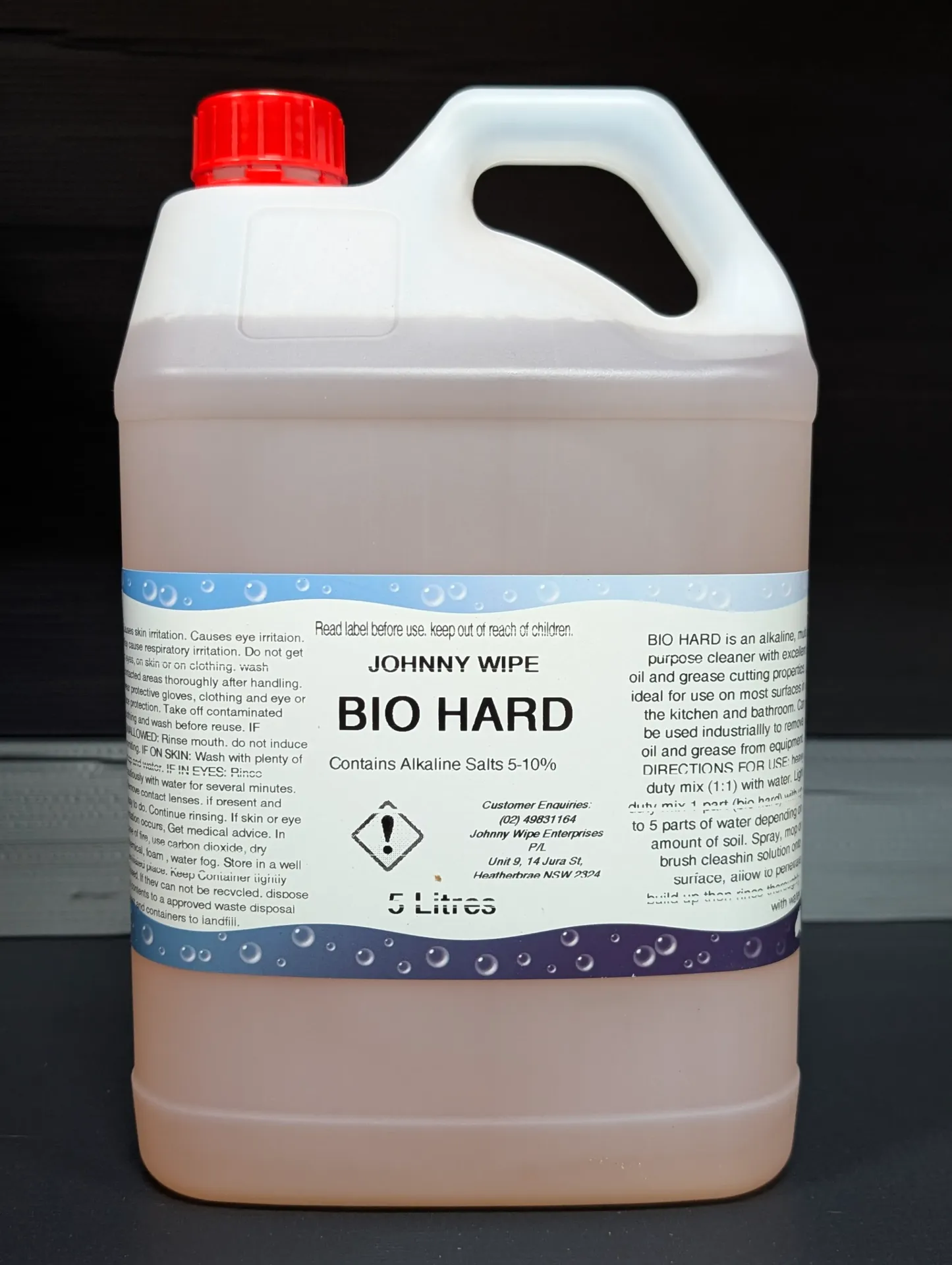 Johnny Wipe - Bio Hard 5L