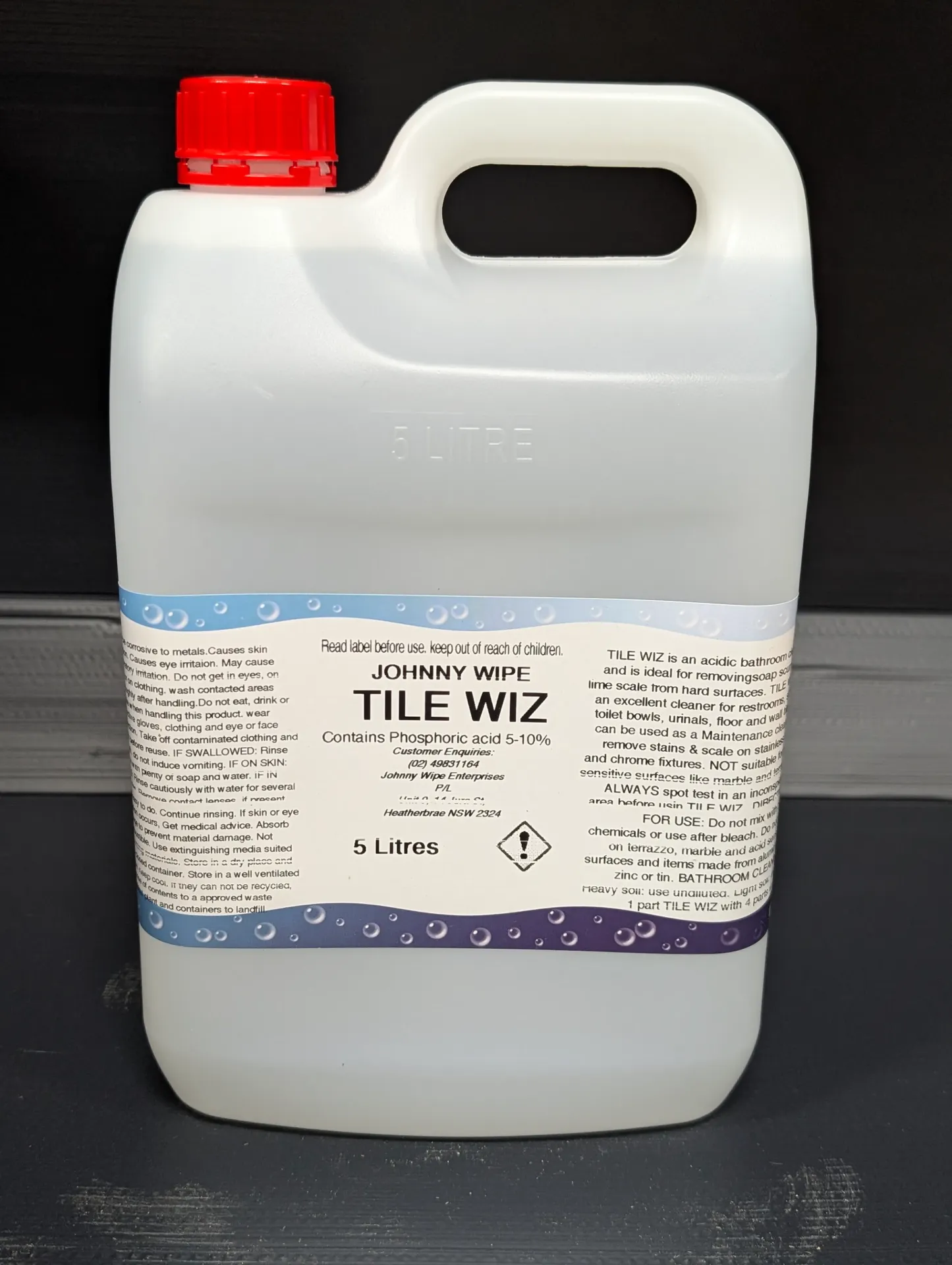 Johnny Wipe - Tile Wiz (Toilet Cleaner) 5L