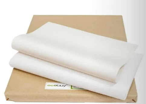 EcoBuy White Greaseproof Paper 1/3 Cut