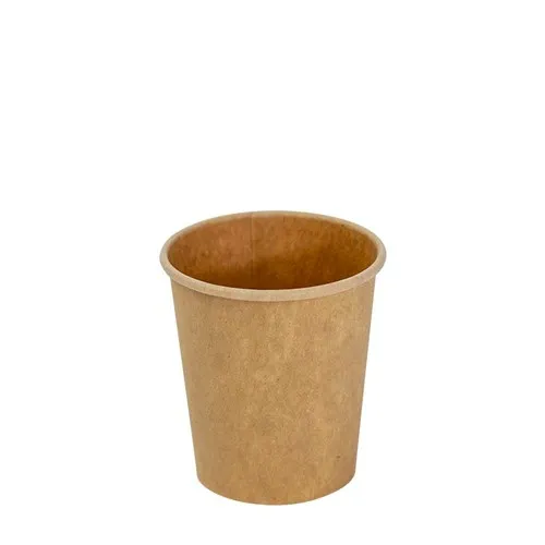 Sauce Container Round PLA Lined Paperboard Kraft 120ml
