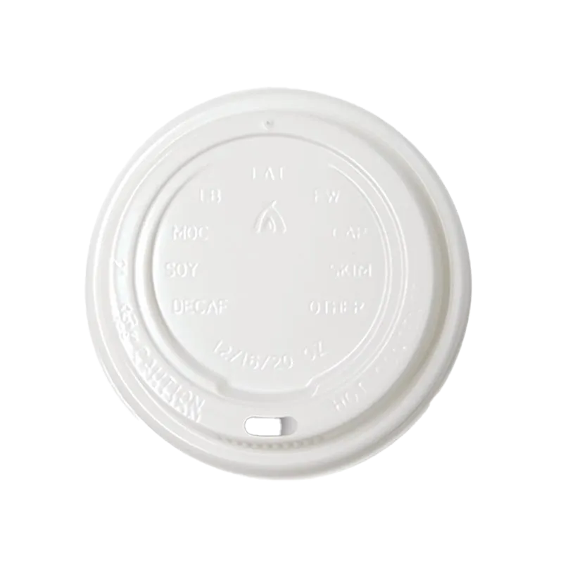 [12LIDW-P] 90mm Premium Coffee Cup Lid White