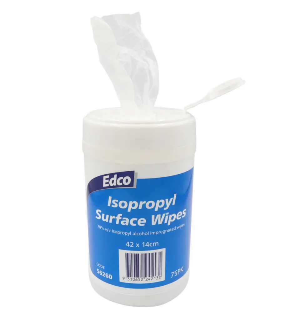 Edco Isopropyl Surface Wipes Canister