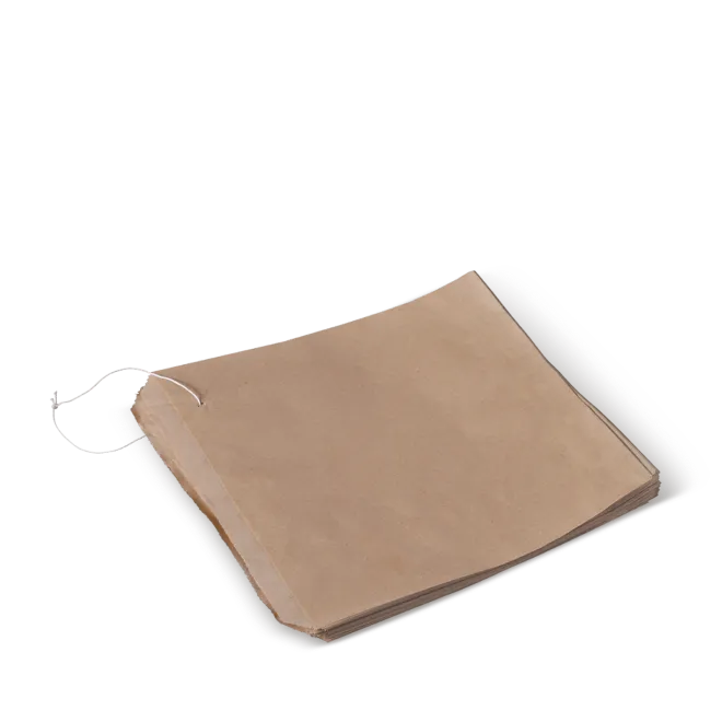 4F Flat Paper Bag Brown
