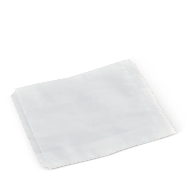Record Flat Paper Bag White