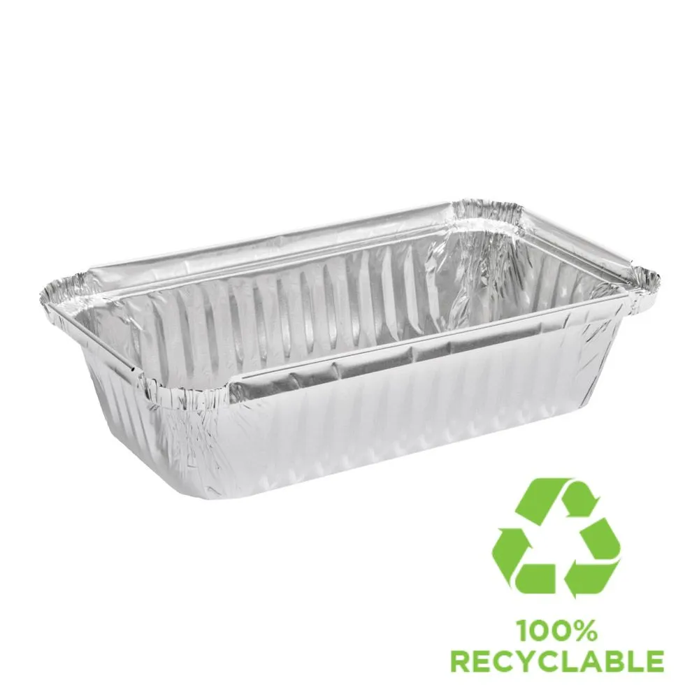550mL Shallow Rectangle Foil Tray
