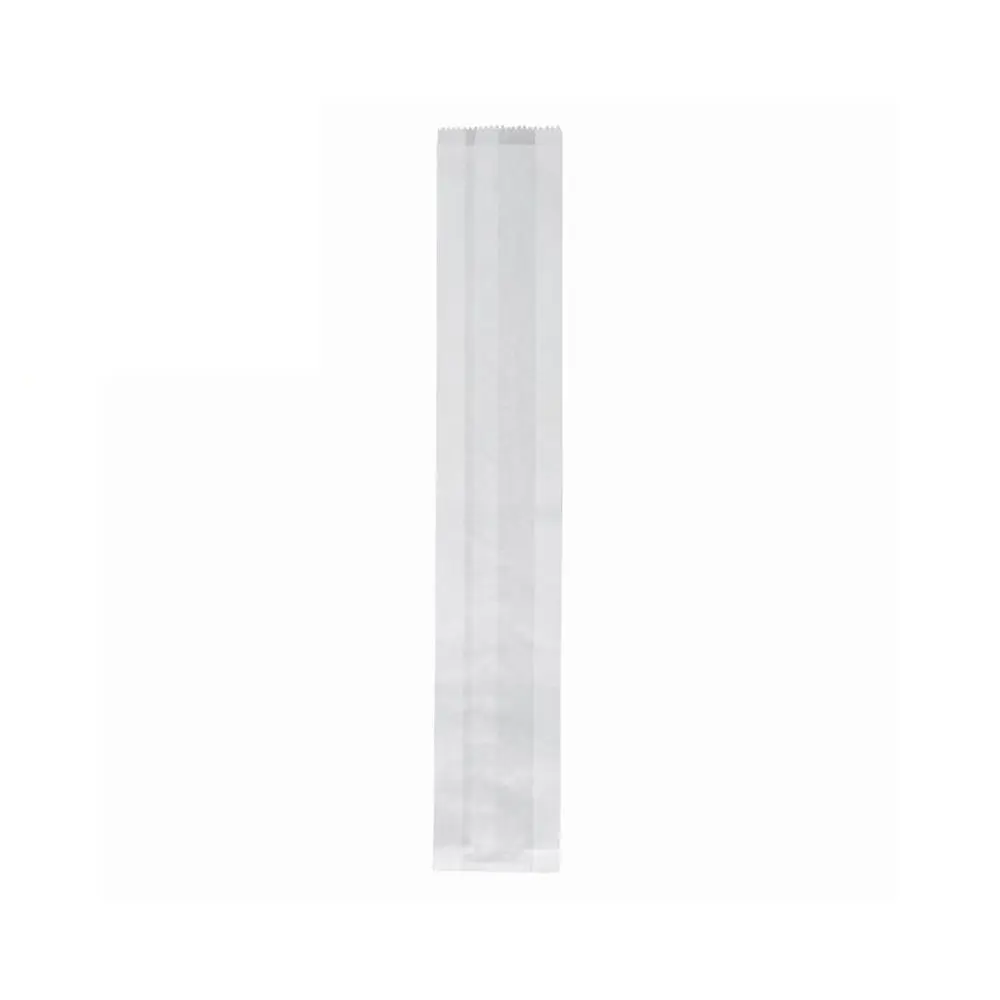 Single White Paper French Stick Bag