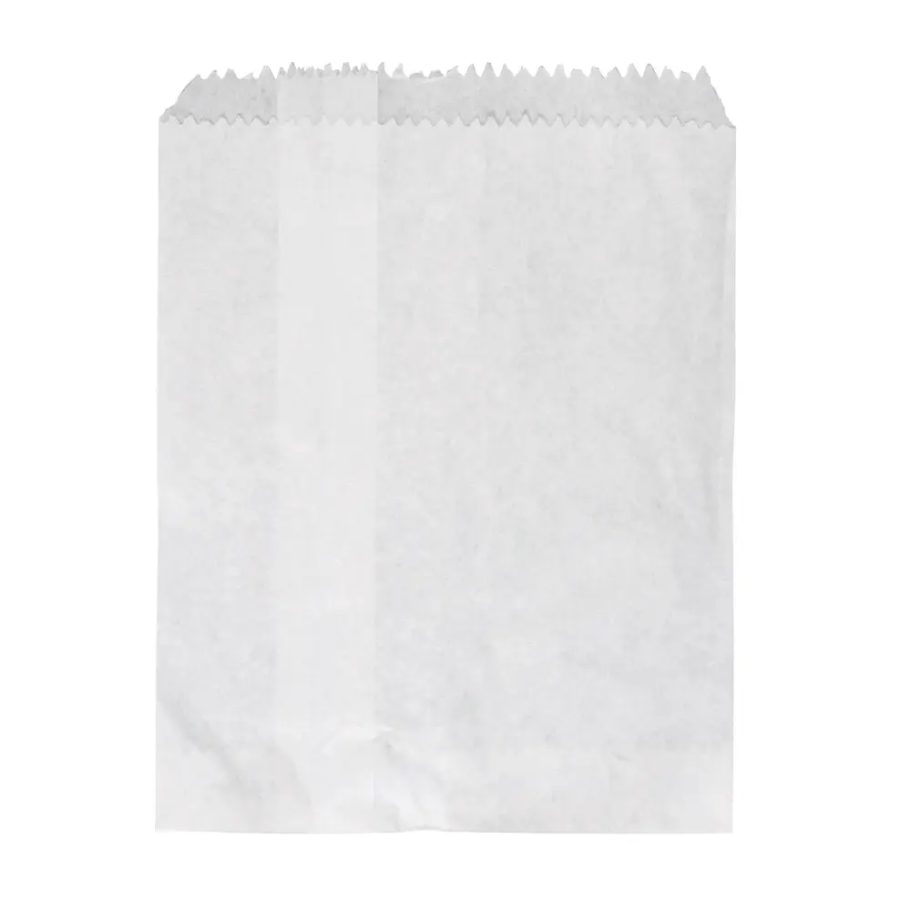 1F Flat Paper Bag White