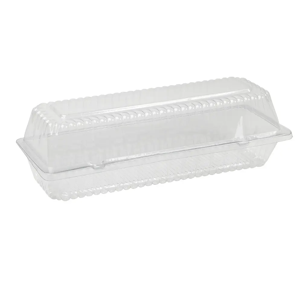 Long Sub Roll Pack Hinged Container