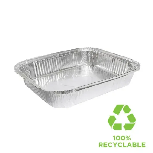 [18-MRE515] 2.5L Rectangle Takeaway Foil Tray