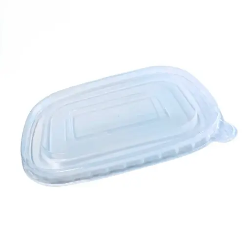 [24-MPPTACL] PP Lid To Suit Kraft Rectangle Takeaway Container