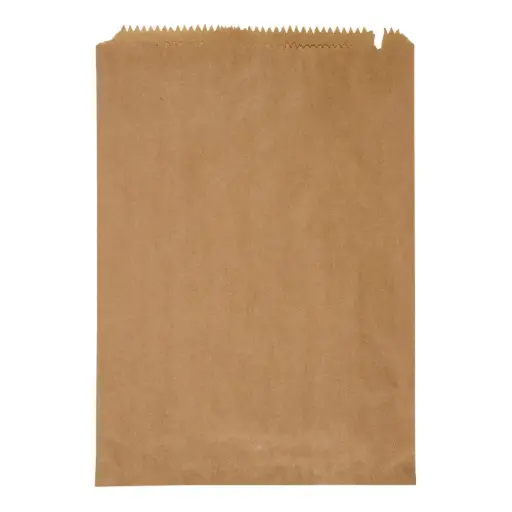 [100232] 6F Flat Brown Paper Bag