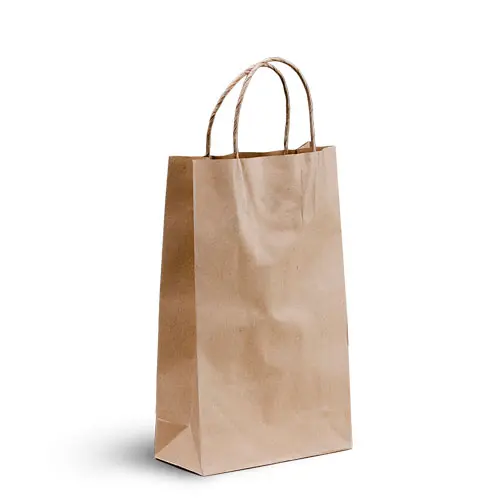 [BKPT265-F] Baby Brown Twisted Handle Bag