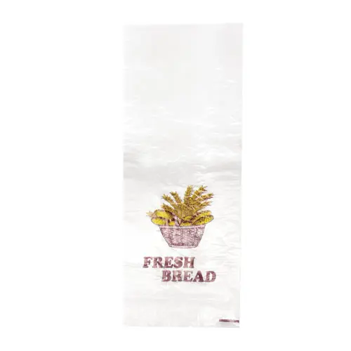 [BRDHPTD] Printed HDPE Bread Bag "Fresh Bread"