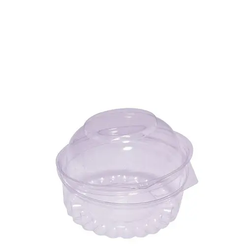[C-408DL] Show Bowl Dome Hinged Lid Clear 8oz / 227ml