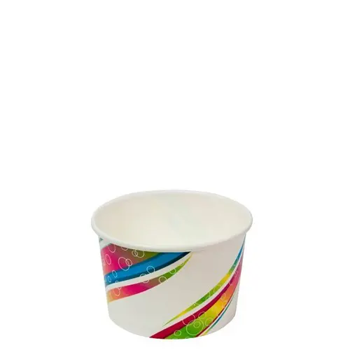 [C-DC9250] Paper Cup Icecream Multi Colour 250ml