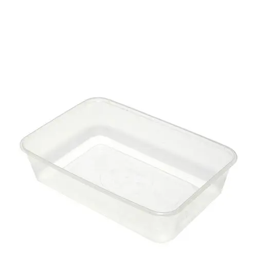 [C-PP0502] 650ml Clear Rectangular Takeaway Container