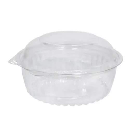[CA-6624DL] 24oz Clear Bowl W/ Hinged Dome Lid