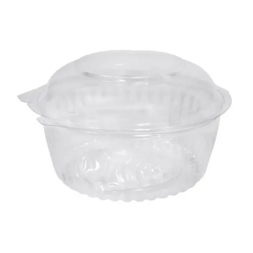 [CA-6632DL] 32oz Clear Bowl W/ Hinged Dome Lid
