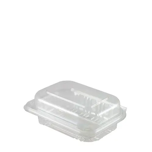 [EC-FV0408] Hinged Lid Salad Container Rpet Clear Small