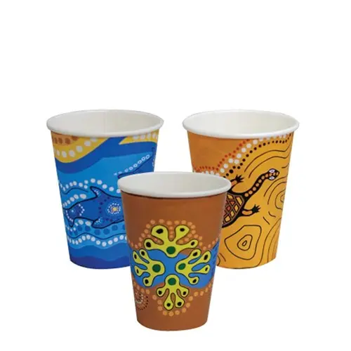 [EC-HC0717] Paper Coffee Cup Bio & Compo Single Wall Keip Series 12oz