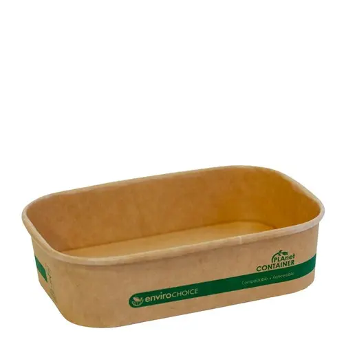 [EC-PLC500N] Container Rectangular Paperboard 500ml
