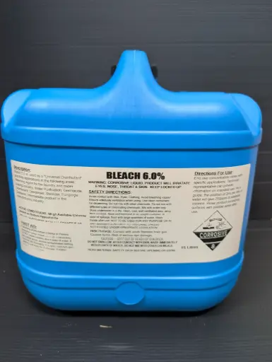 [JWBleach15L] Johnny Wipe - Bleach 6% 15L