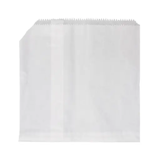 [100380] Square Sponge Paper Bag White