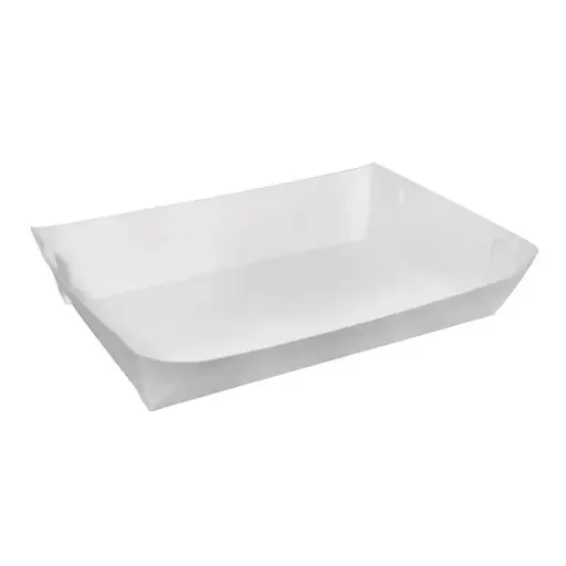 [84-FCTWM] Seafood Trays White Medium