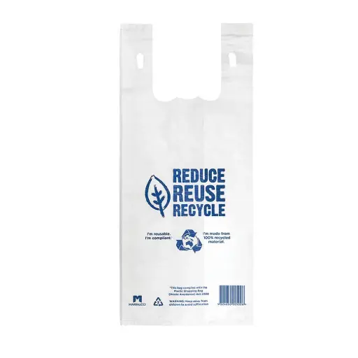 [06-MPSSMWR] Small White Re-Useable Carry Bag