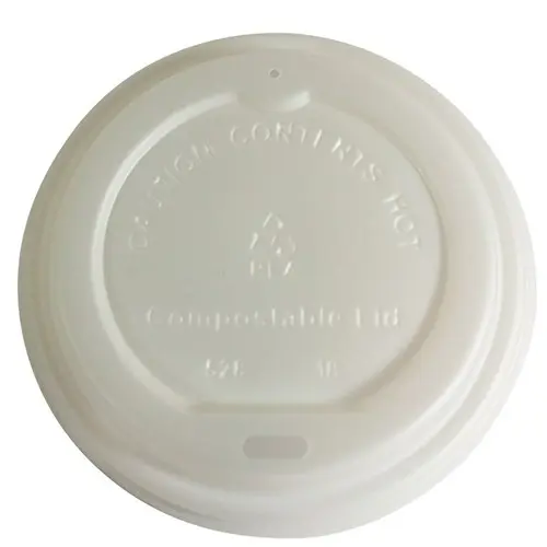 [EC-LT0673] Lid CPLA Compostable For 90mm Coffee Cup