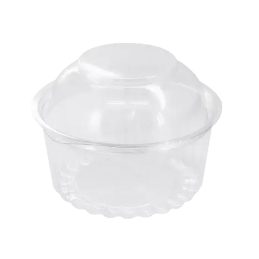 [SB12DLBP] 12oz Clear Shobowl w/ Dome Hinged Lid